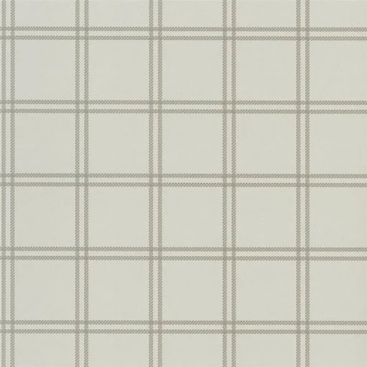 Shipley Windowpane Wallpaper - Stone - Ralph Lauren - PRL5001/04 - Premier Wallcovering