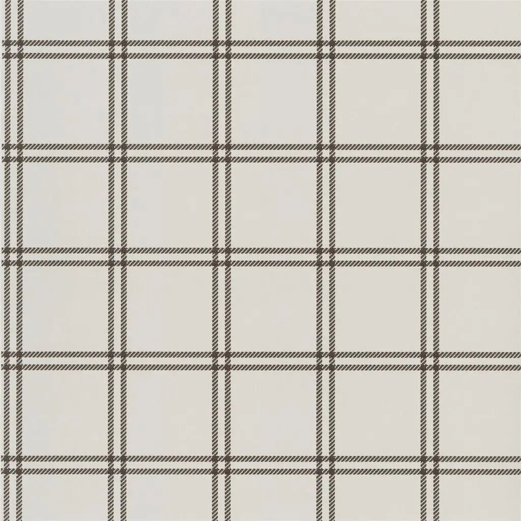 Shipley Windowpane Wallpaper - Chocolate - Ralph Lauren - PRL5001/03 - Premier Wallcovering