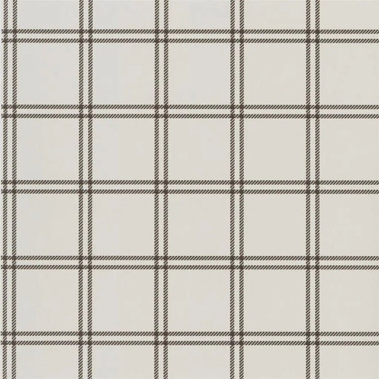 Shipley Windowpane Wallpaper - Chocolate - Ralph Lauren - PRL5001/03 - Premier Wallcovering