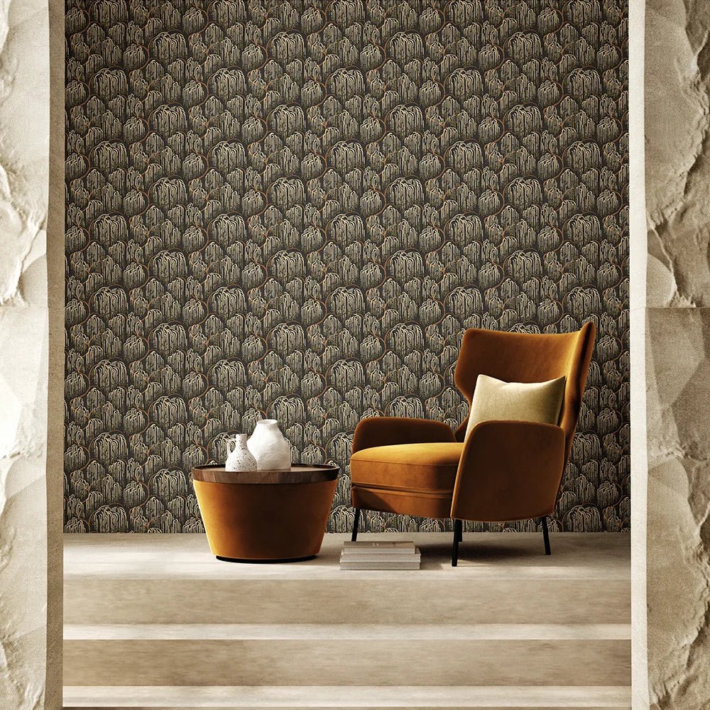 Shizu Wallpaper - Sable Mix - Ohpopsi - HAN50140W - Premier Wallcovering