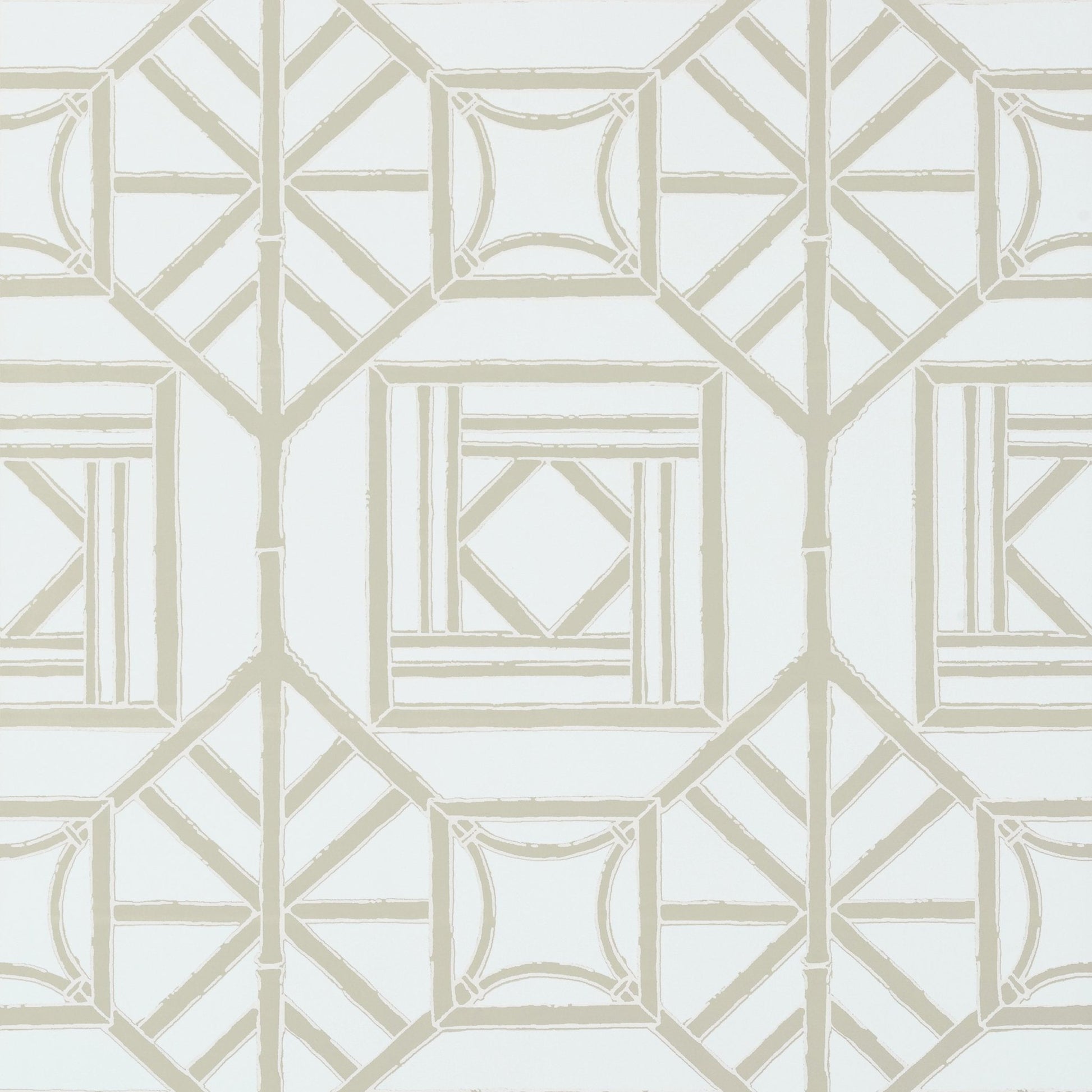 Shoji Panel Wallpaper - Aqua - Thibaut - T75519 - Premier Wallcovering