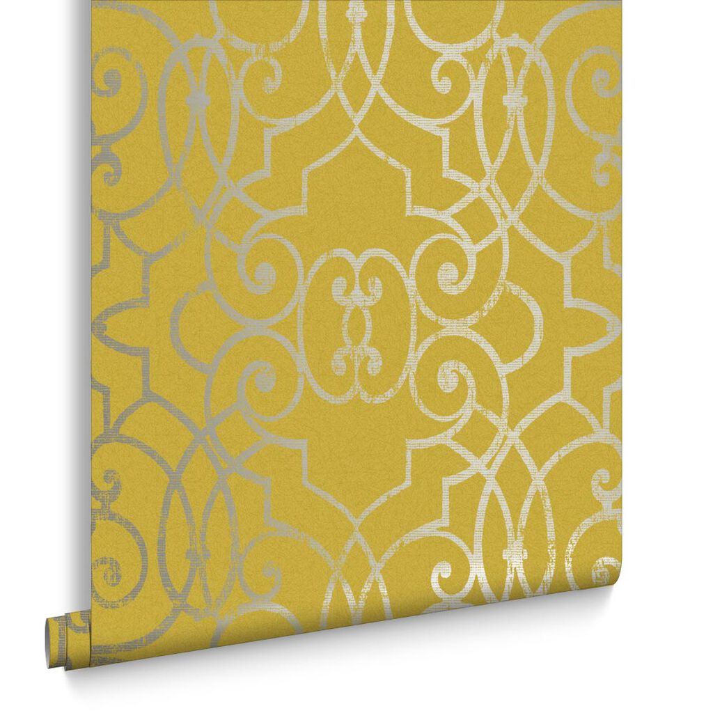 Shoji Wallpaper - Saffron - Graham & Brown - 105234 - Premier Wallcovering
