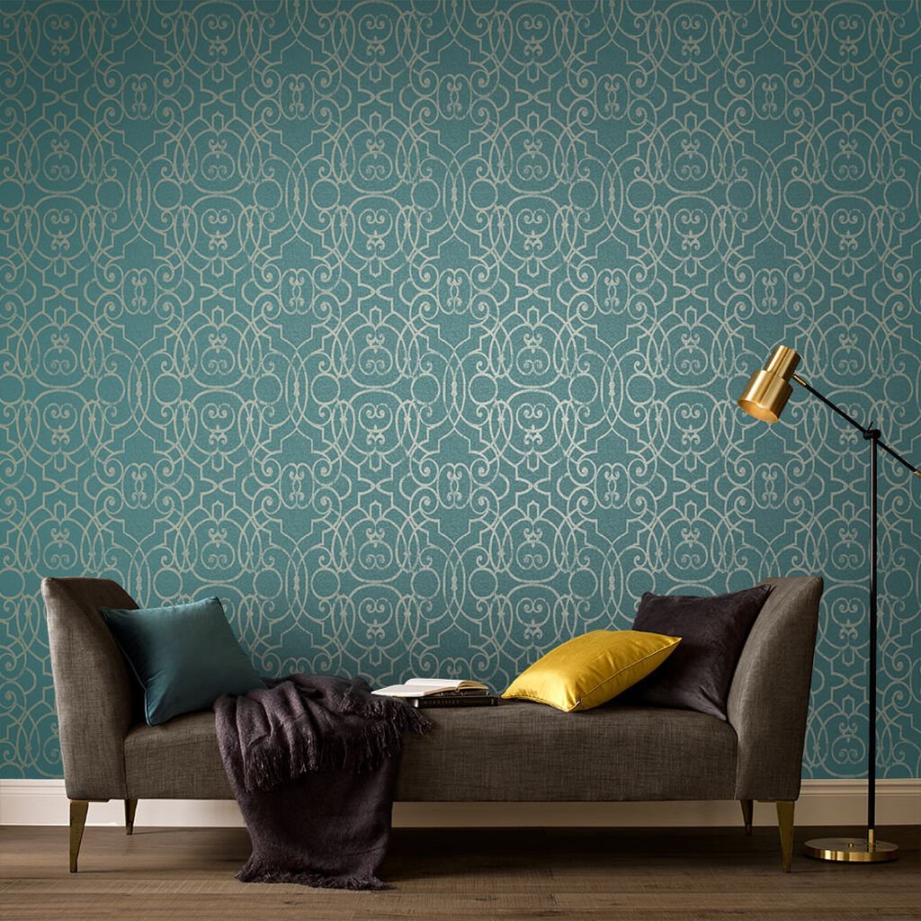 Shoji Wallpaper - Jade - Graham & Brown - 105235 - Premier Wallcovering