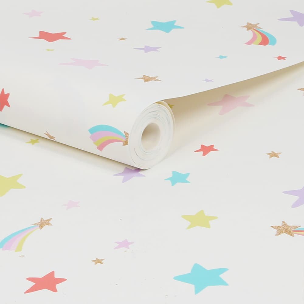 Shooting Stars Wallpaper - Multi - Next - 122400 - Premier Wallcovering