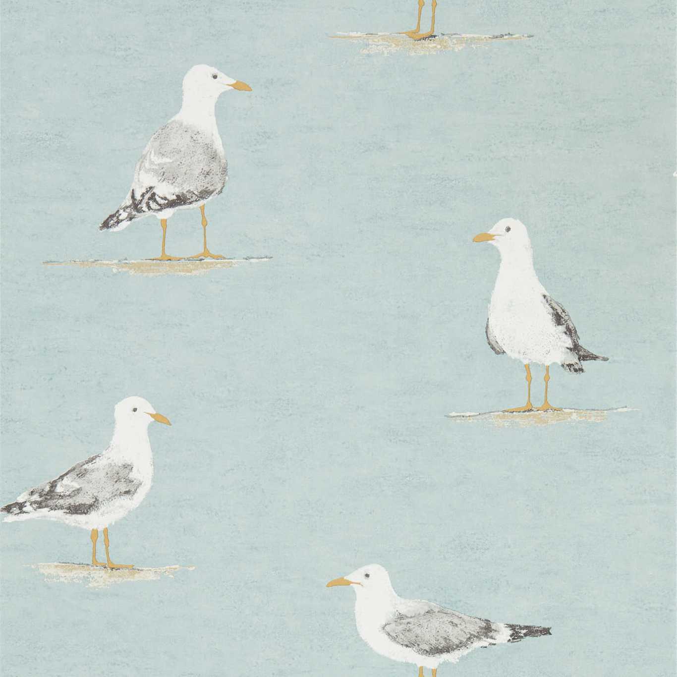 Shore Birds Wallpaper - Sky - Sanderson - DCOA216564 - Premier Wallcovering