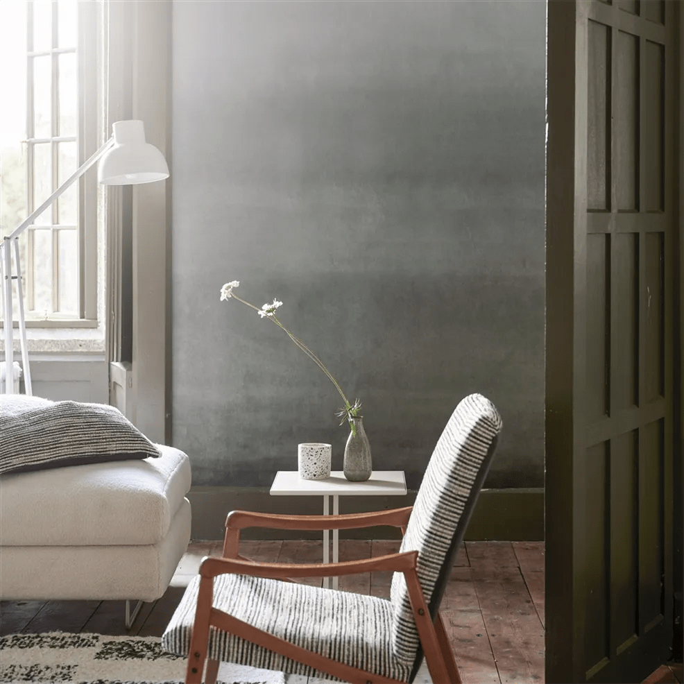 Shoshi Wallpaper - Graphite - PDG1163/04 - Designers Guild - Premier Wallcovering