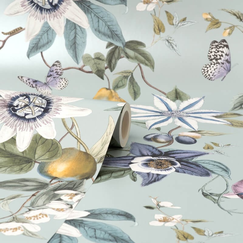 Sierra Floral Metallic Wallpaper - Multi - Fine Décor - FD43061 - Premier Wallcovering