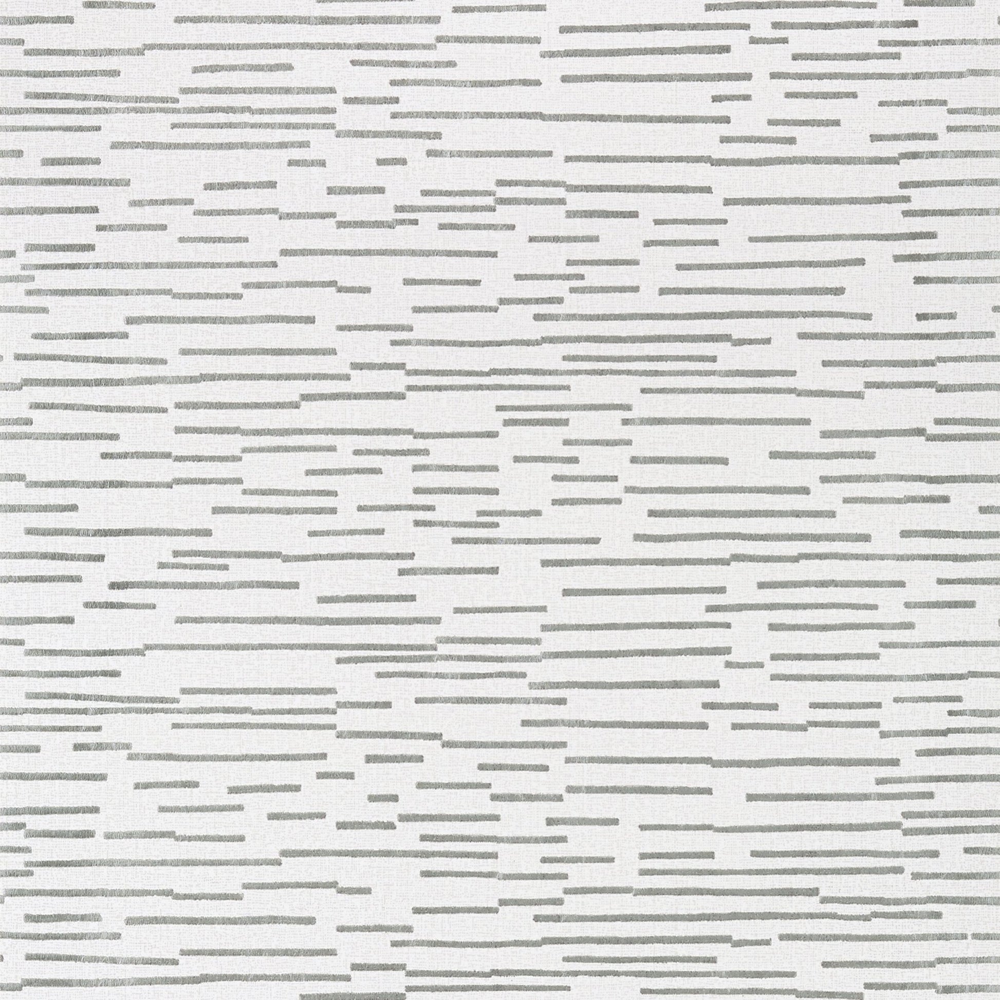 Sierra Wallpaper - Metallic Silver on White - Thibaut - T4004 - Premier Wallcovering