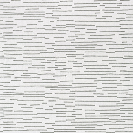 Sierra Wallpaper - Metallic Silver on White - Thibaut - T4004 - Premier Wallcovering