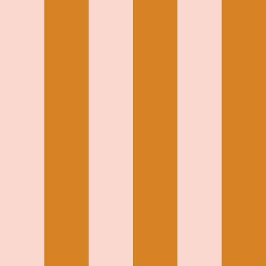 Signature Stripe Wallpaper - Candy Floss & Cinnamon - Lust Home - LH900460 - Premier Wallcovering