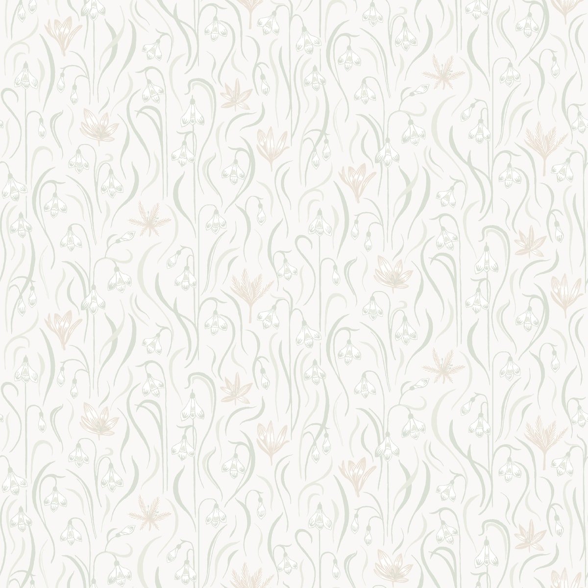 Signe Wallpaper - Spring Green - Sandberg - S10157 - Premier Wallcovering