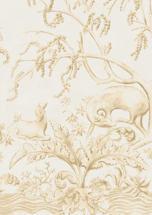 Sika Wallpaper - Sandalwood - Lewis & Wood - Premier Wallcovering