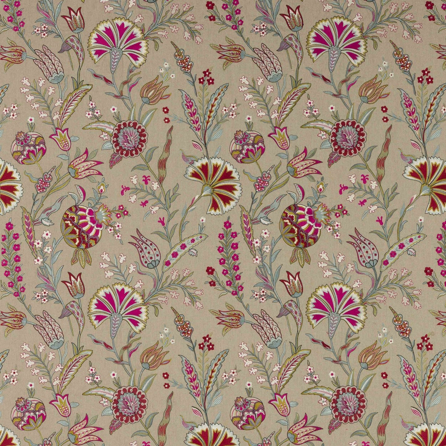Siki Fabric - Rose Indien - Manuel Canovas - M4125-02 - Premier Wallcovering