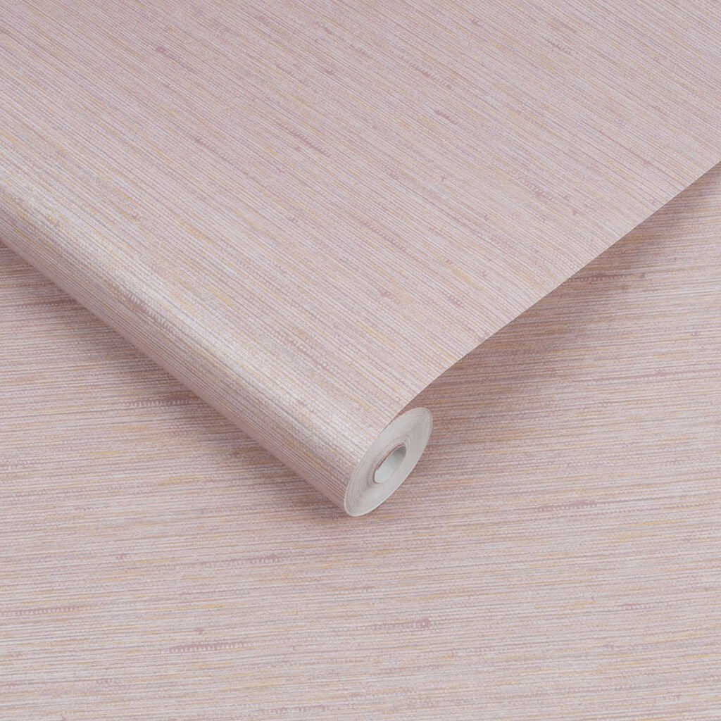 Silk Texture Wallpaper - Blush - Graham & Brown - 112024 - Premier Wallcovering