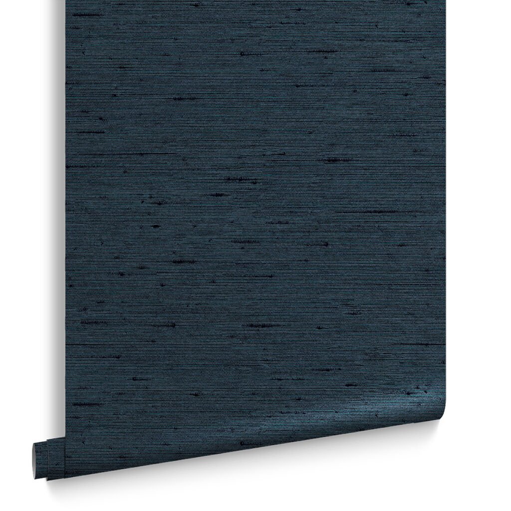 Silk Texture Wallpaper - Navy - Graham & Brown - 112021 - Premier Wallcovering