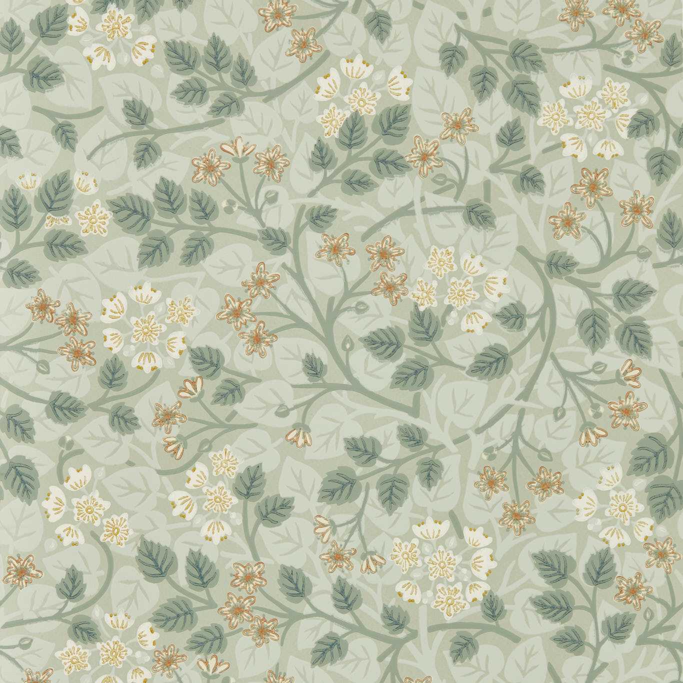 Silver Lime Wallpaper - Nymph - Sanderson - DHIP217516 - Premier Wallcovering