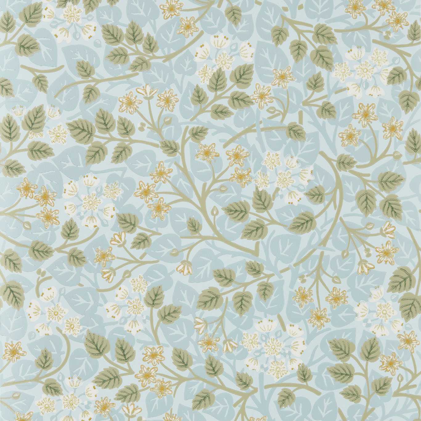 Silver Lime Wallpaper - Mineral/Gooseberry - Sanderson - DHIP217517 - Premier Wallcovering