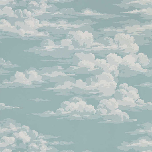 Silvi Clouds Wallpaper - Sky - Sanderson - DYSI216599 - Premier Wallcovering