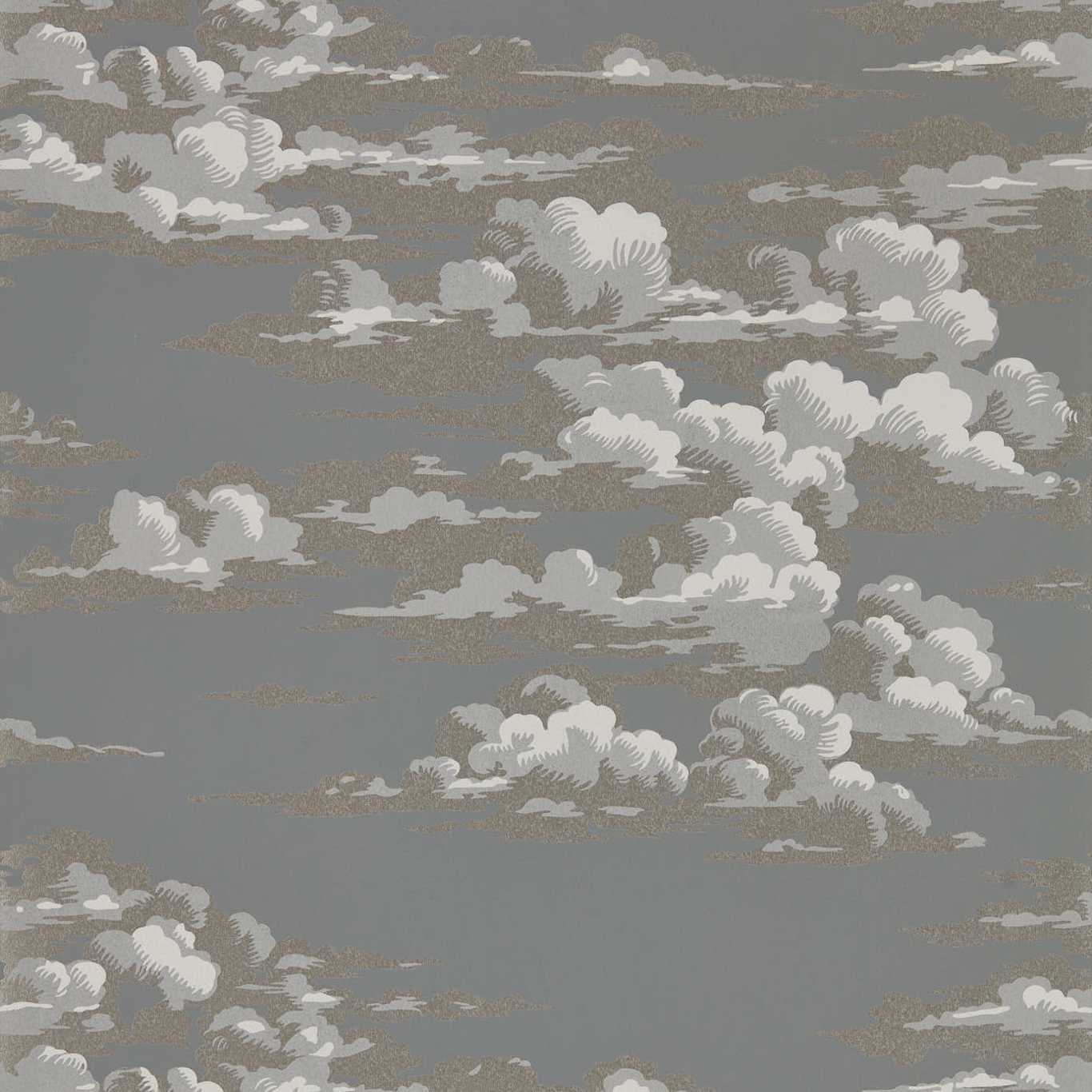 Silvi Clouds Wallpaper - Taupe Grey - Sanderson - DYSI216603 - Premier Wallcovering