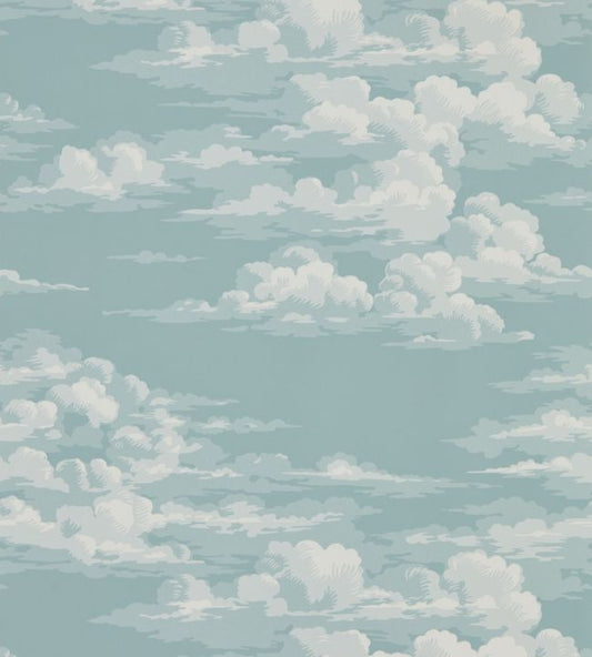 Silvi Clouds Wallpaper - Sky - DYSI216599 - Sanderson - Premier Wallcovering