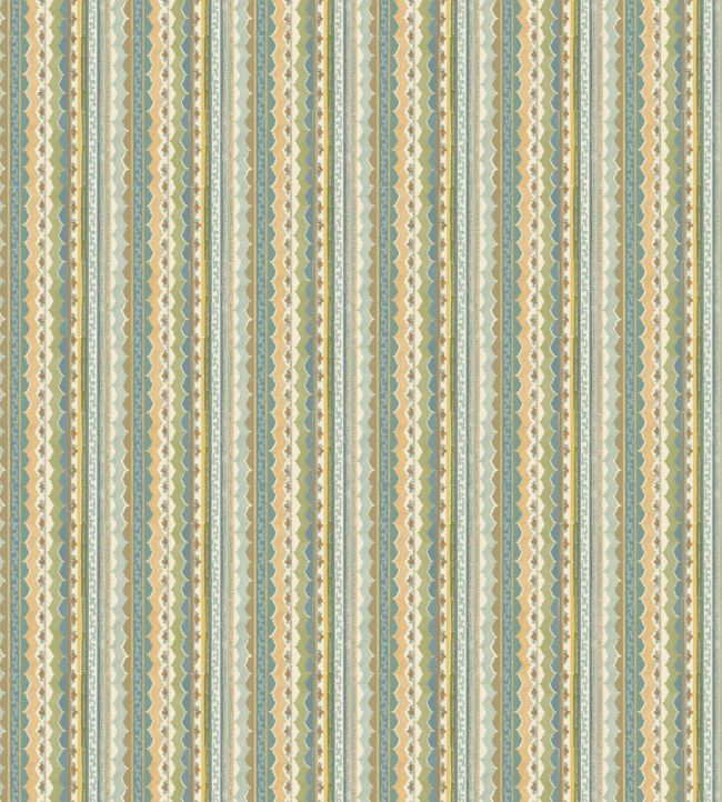 Simla Wallpaper - Blue - Madeaux - W2500 - 01 - Premier Wallcovering