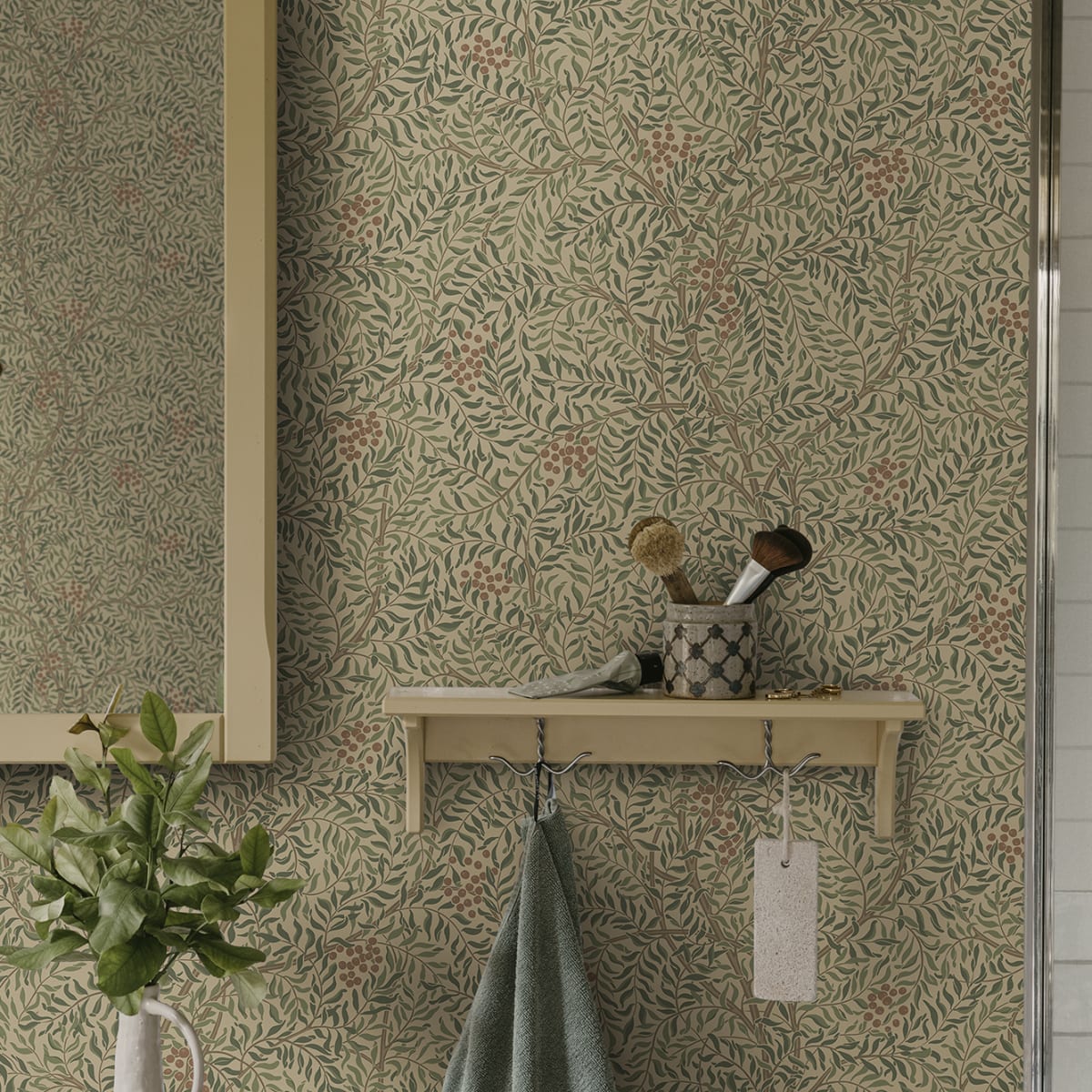 Simon Wallpaper - Garden Green - Sandberg - S10496 - Premier Wallcovering