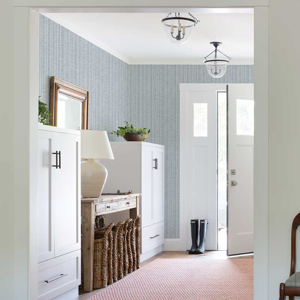 Simon Wallpaper - Blue - A Street Prints - FD26656 - Premier Wallcovering