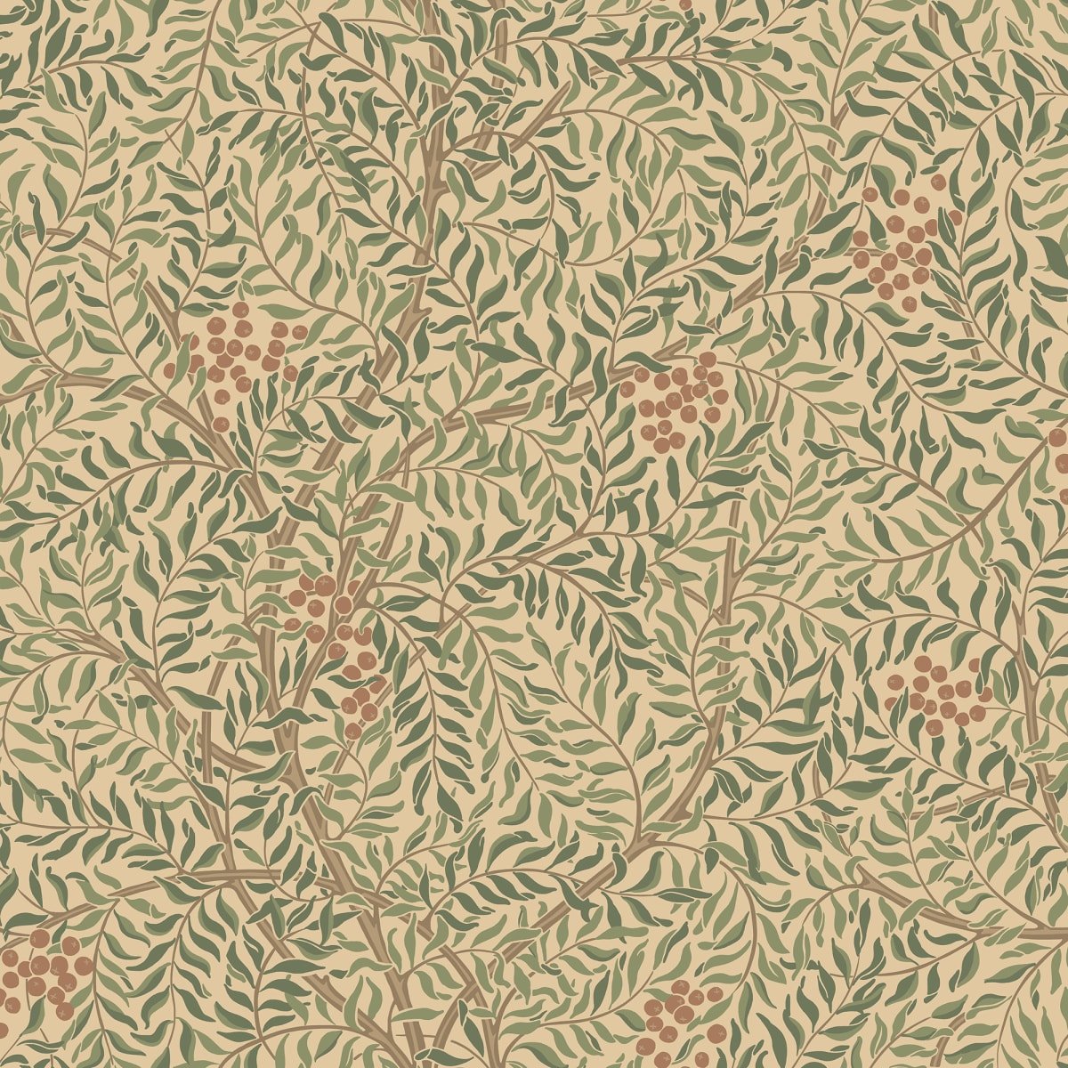 Simon Wallpaper - Garden Green - Sandberg - S10496 - Premier Wallcovering