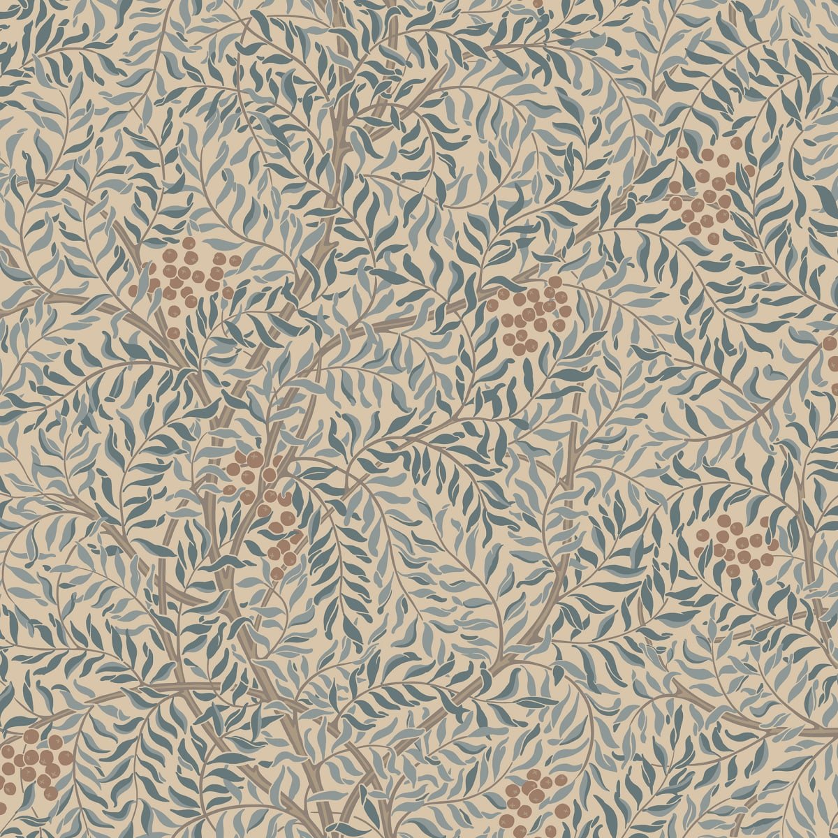 Simon Wallpaper - Misty Blue - Sandberg - S10494 - Premier Wallcovering