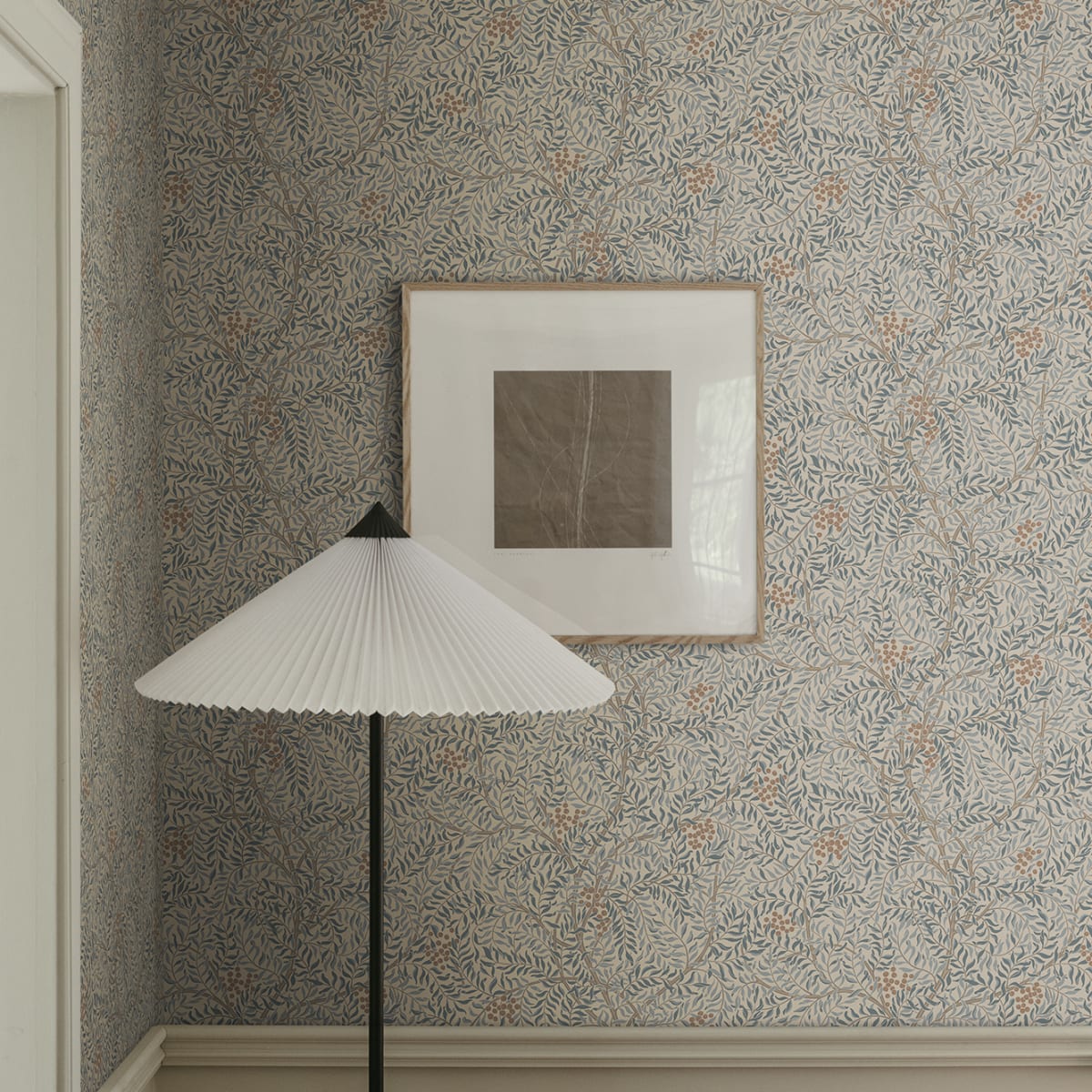 Simon Wallpaper - Misty Blue - Sandberg - S10494 - Premier Wallcovering