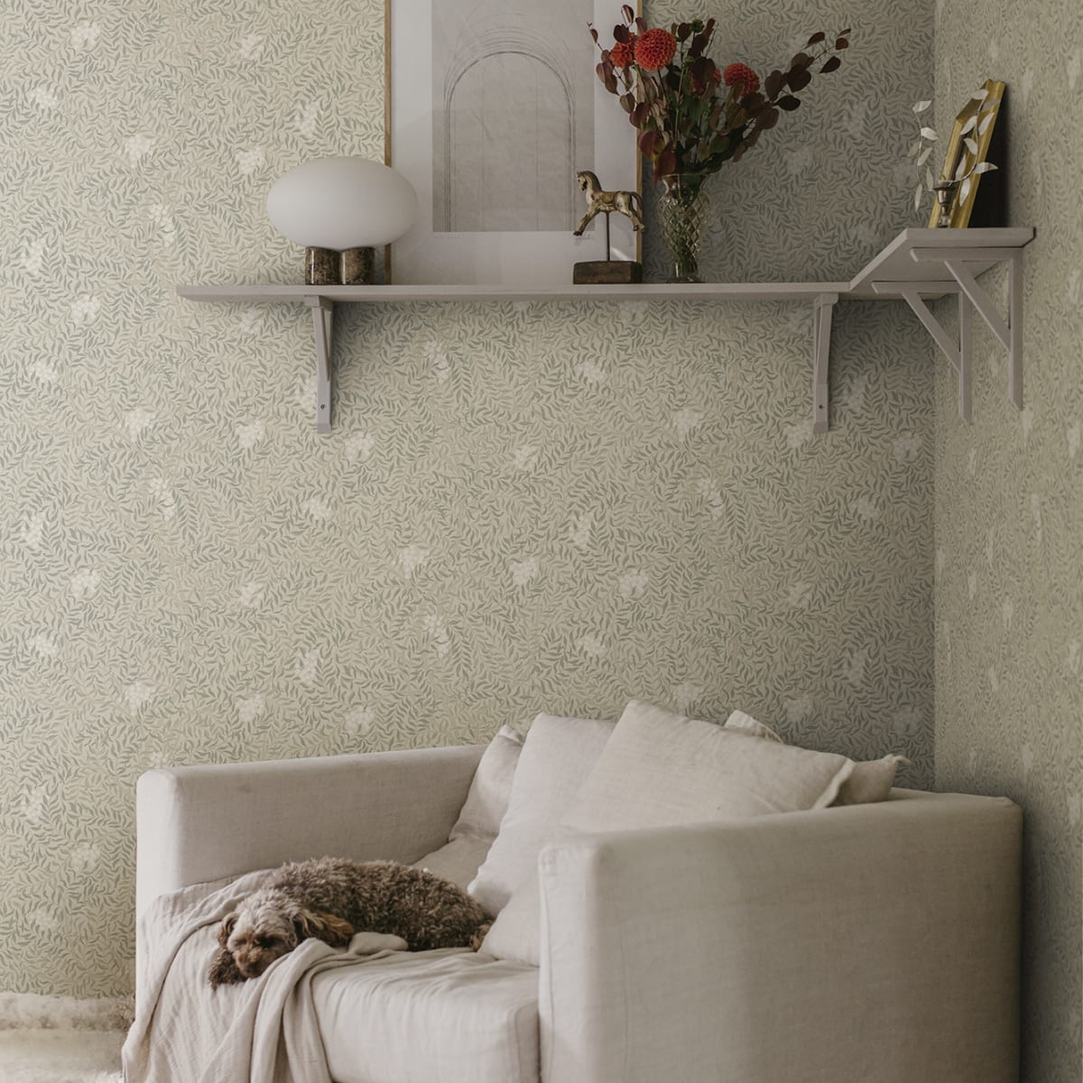 Simon Wallpaper - Sandstone - Sandberg - S10497 - Premier Wallcovering
