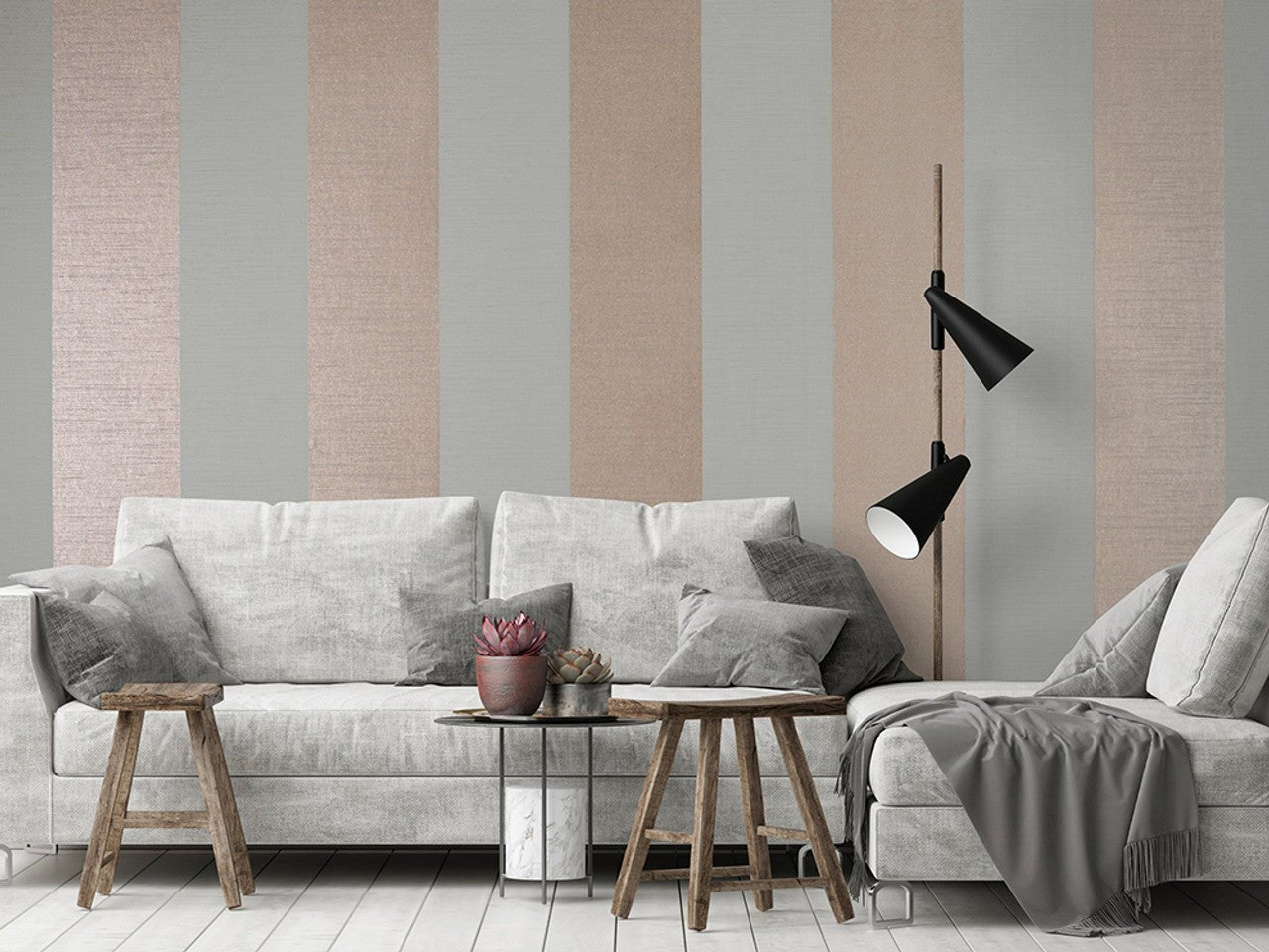 Simplicity Slow Living Wallpaper - Dusty Lilac - Hohenberger - 30022 - Premier Wallcovering