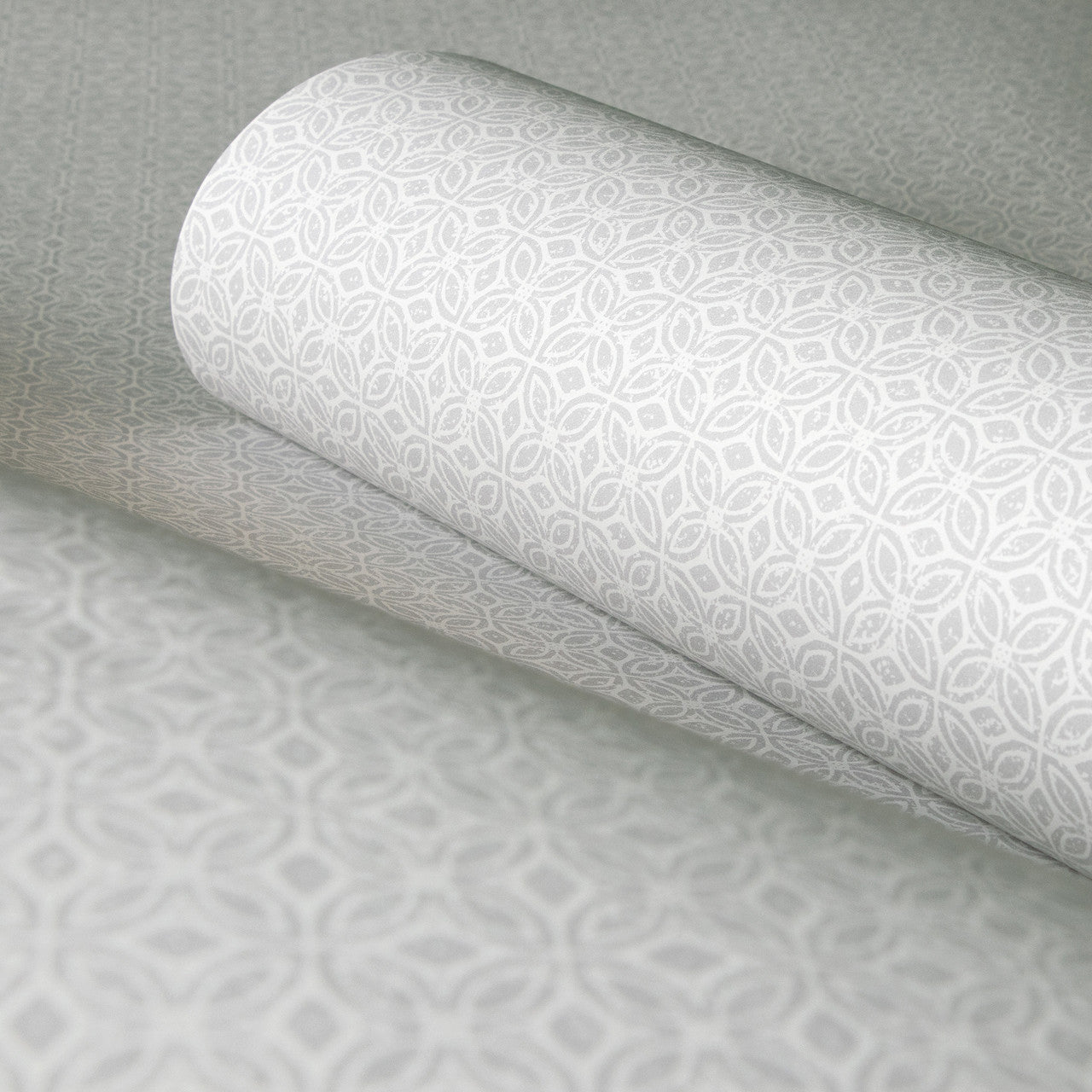 Sintra Azulejo Wallpaper - Fossil Grey - Hohenberger - 26882 - Premier Wallcovering