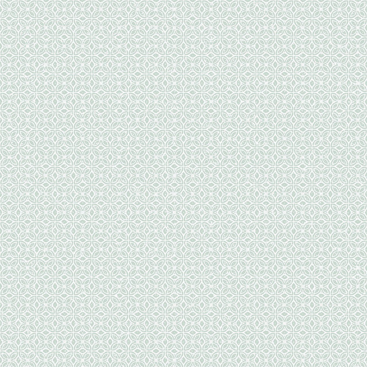 Sintra Azulejo Wallpaper - Frost Mint - Hohenberger - 26877 - Premier Wallcovering