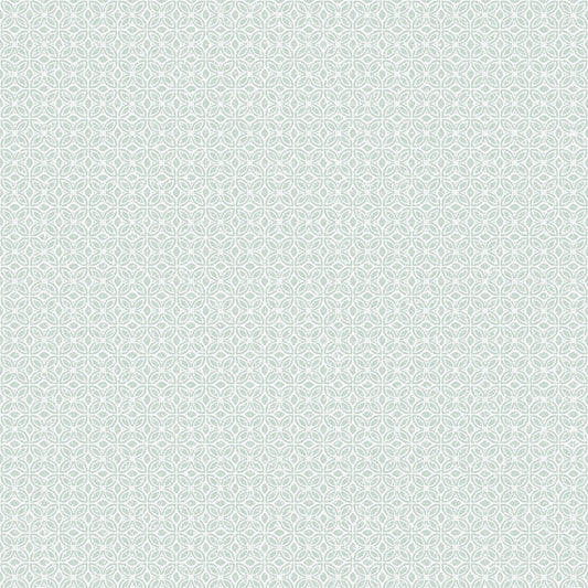 Sintra Azulejo Wallpaper - Frost Mint - Hohenberger - 26877 - Premier Wallcovering