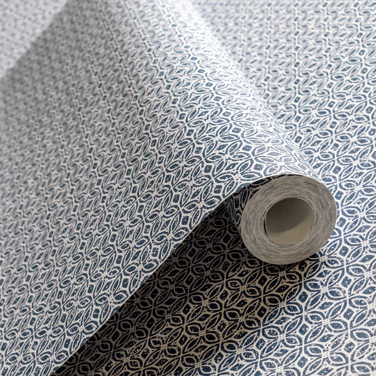 Sintra Azulejo Wallpaper - Delft Blue - Hohenberger - 26879 - Premier Wallcovering