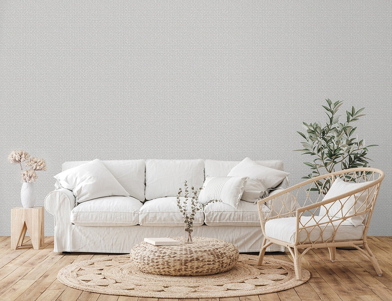 Sintra Azulejo Wallpaper - Taupe/ Grey - Hohenberger - 26881 - Premier Wallcovering