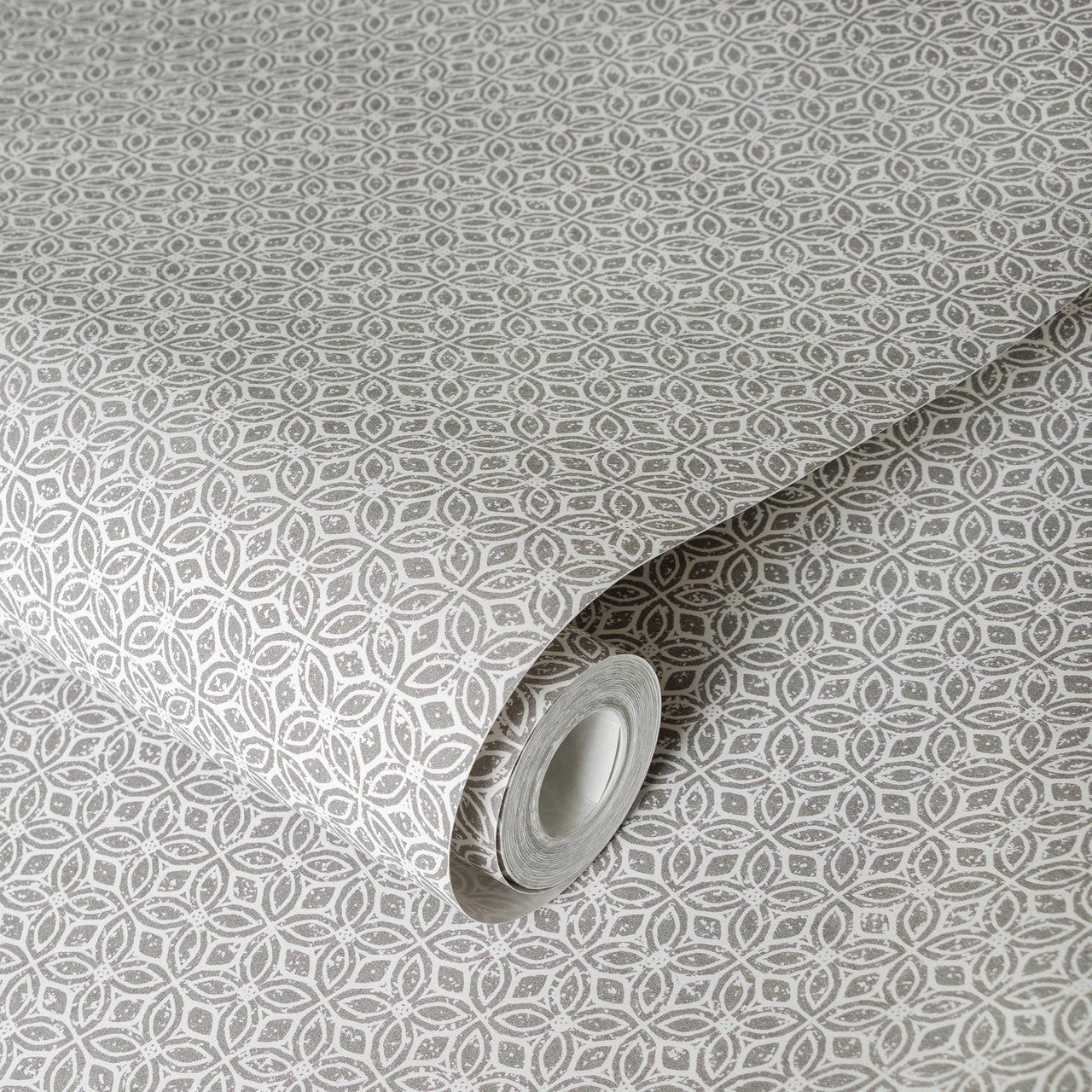 Sintra Azulejo Wallpaper - Taupe/ Grey - Hohenberger - 26881 - Premier Wallcovering