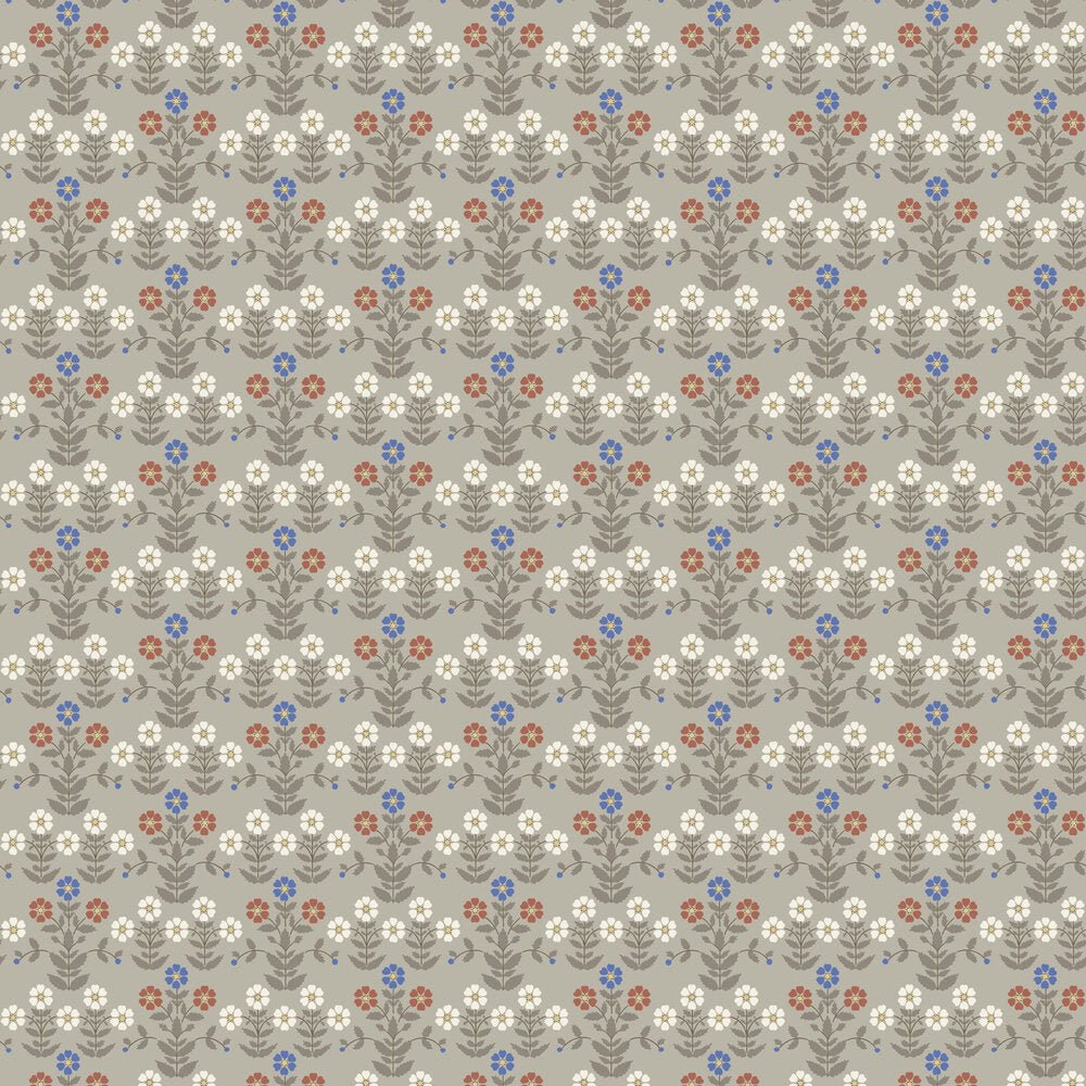 Sippor Wallpaper - Grey - Boråstapeter - 4813 - Premier Wallcovering