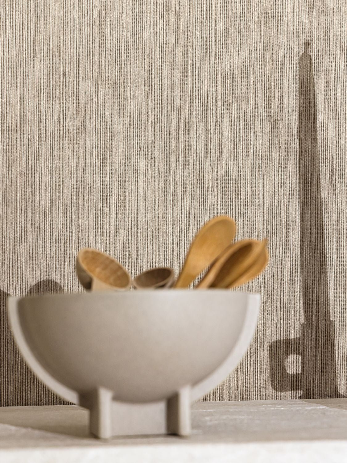 Sisal Wallpaper - Taupe - Caselio - 106011660 - Premier Wallcovering