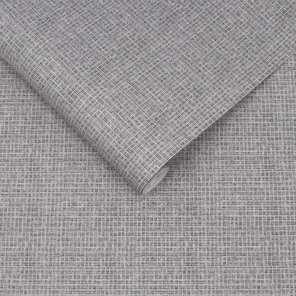 Sisal Wallpaper - Grey - Graham & Brown - 118043 - Premier Wallcovering