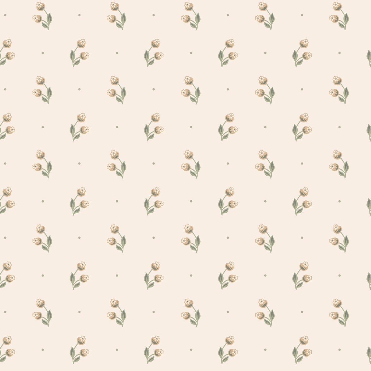 Siv Wallpaper - Oat - Sandberg - S10470 - Premier Wallcovering