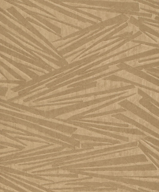 Sky Lounge Abstract Fractal Wallpaper - Gold - Rasch - 608311 - Premier Wallcovering