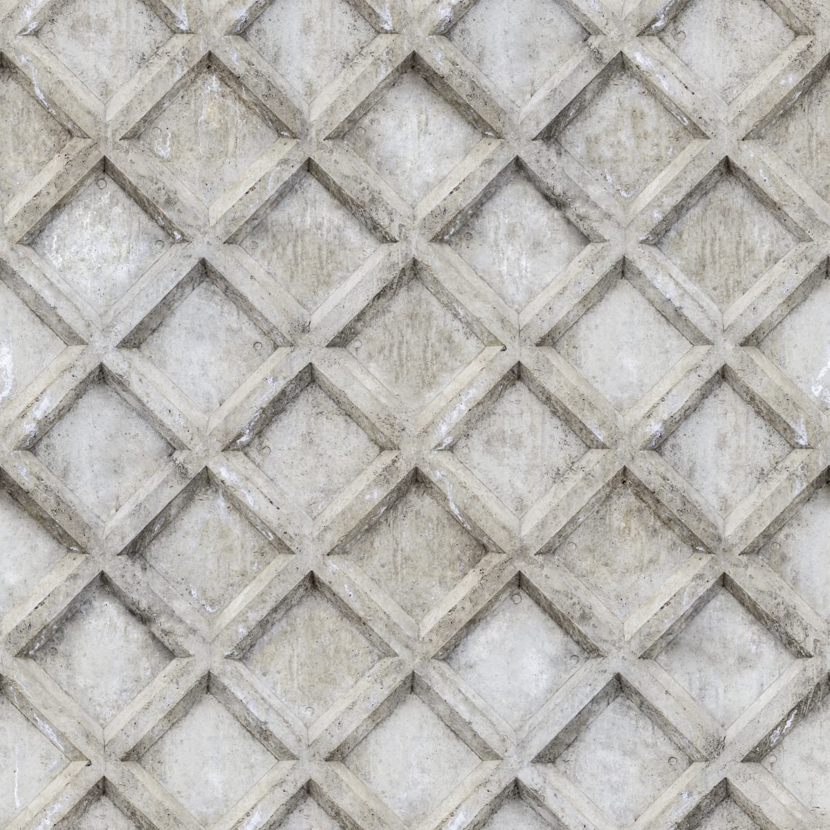 Small Concrete Trellis Wallpaper - Harsh Grey - Rebel Walls - R18525 - Premier Wallcovering