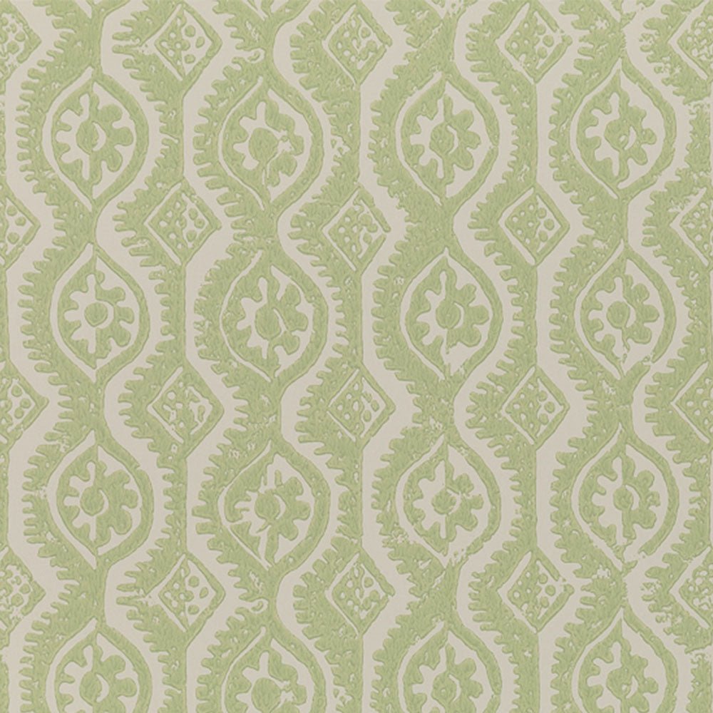 Small Damask Wallpaper - Lime - Blithfield - 880-06 - Premier Wallcovering