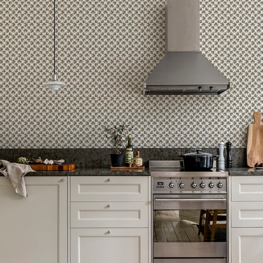 Small Jewel Wings Wallpaper - Diamond White - Rebel Walls - R18568 - Premier Wallcovering