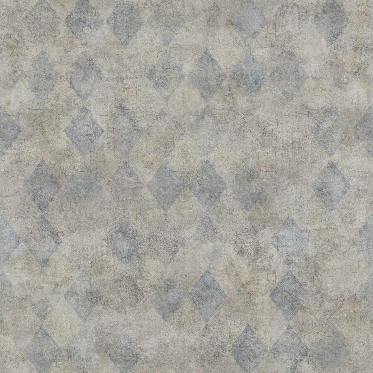 Small Patinated Diamonds Wallpaper - Salt n Pepper - Rebel Walls - R18519 - Premier Wallcovering
