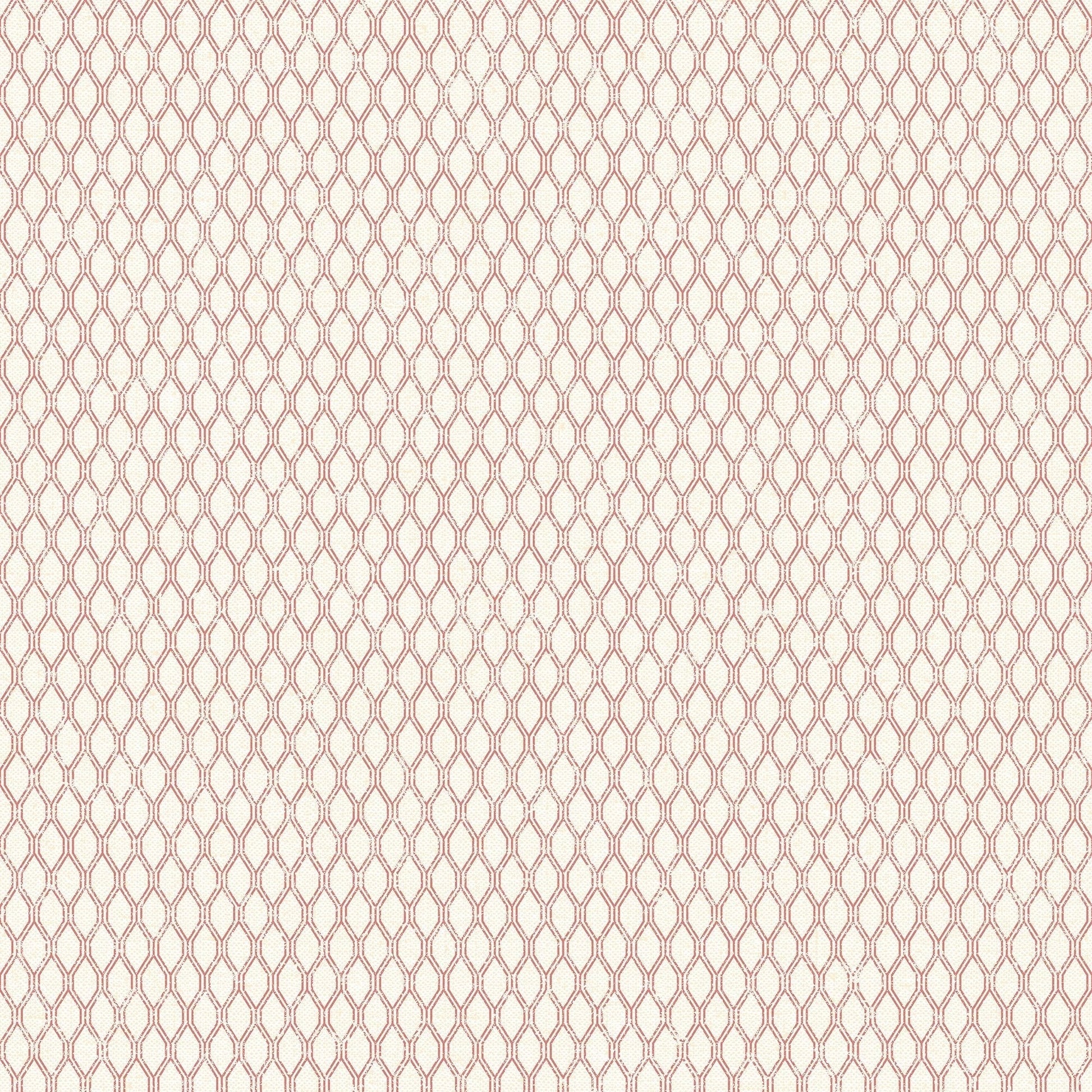 Small Prints Double Links Wallpaper - Cranberry - Galerie - G56654 - Premier Wallcovering