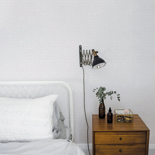Small Prints Double Links Wallpaper - Grey - Galerie - G56655 - Premier Wallcovering