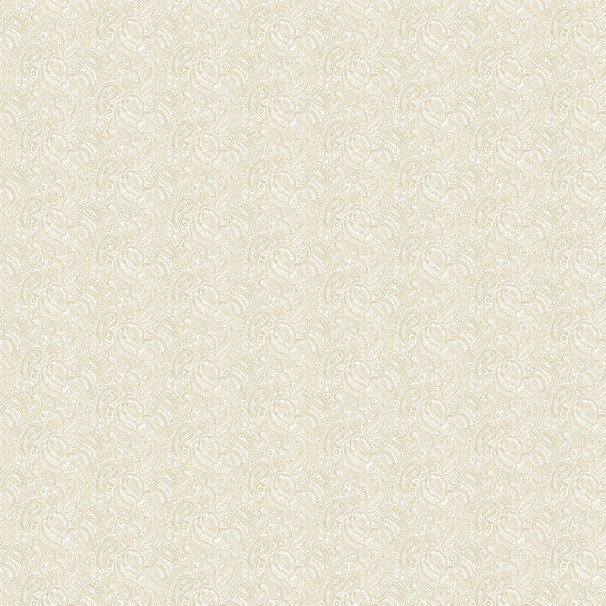 Small Prints Small Paisley Wallpaper - Beige - Galerie - G56689 - Premier Wallcovering